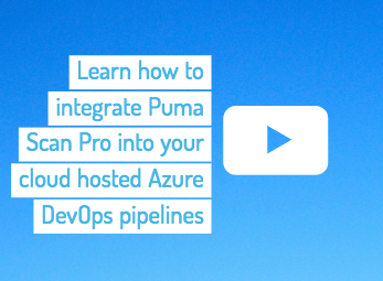 10 minute video demonstration on how to set up, configure and use Puma Scan Pro in your Azure DevOps pipelines 